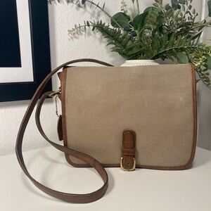 Coach Vintage 1970’s-80’s RARE Twill Shoulder Bag